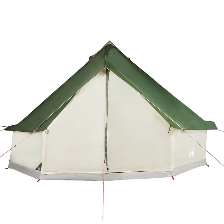 6-personers campingtelt vandtæt grøn