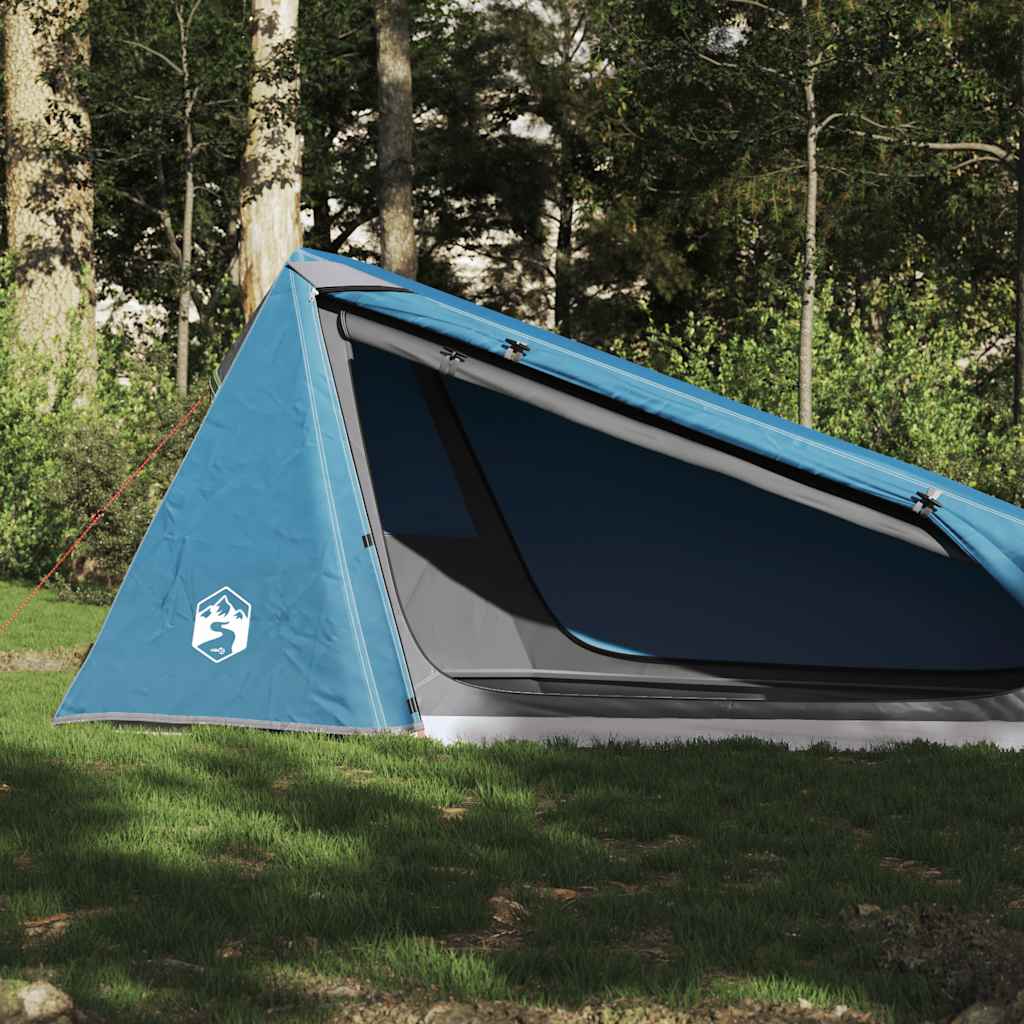 1-personers campingtelt vandtæt blå