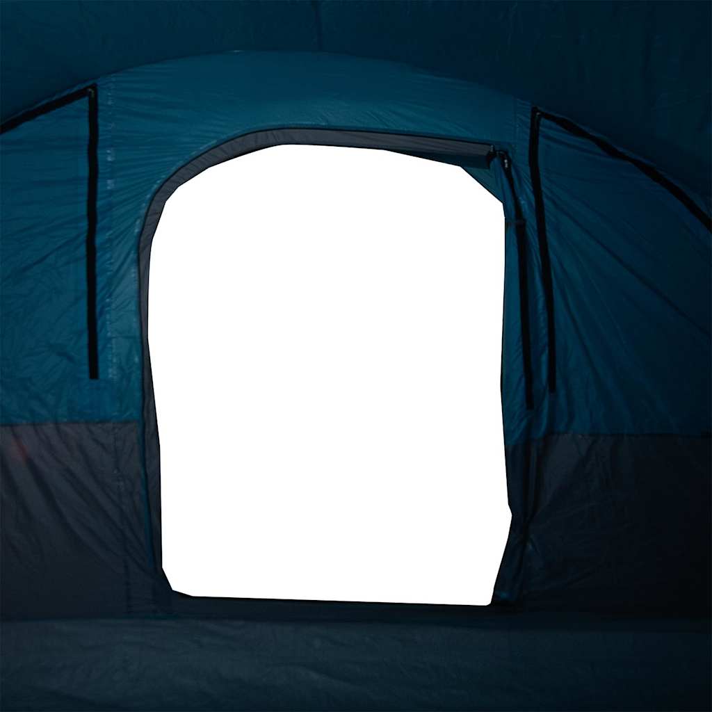 7-personers campingtelt vandtæt blå
