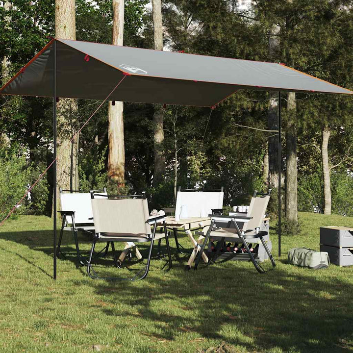 tarp 400x294 cm vandtæt grå og orange