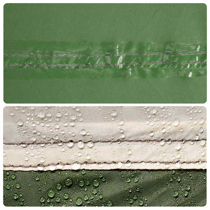 tarp 430x380x210 cm vandtæt grøn