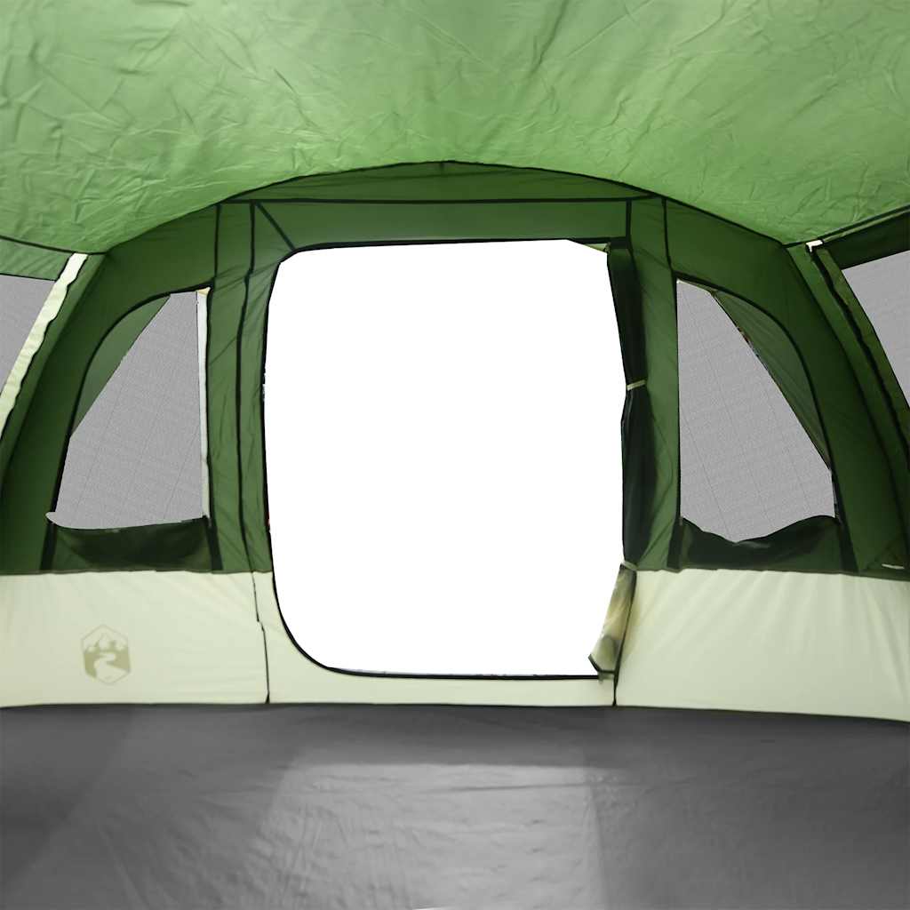 8-personers campingtelt vandtæt grøn