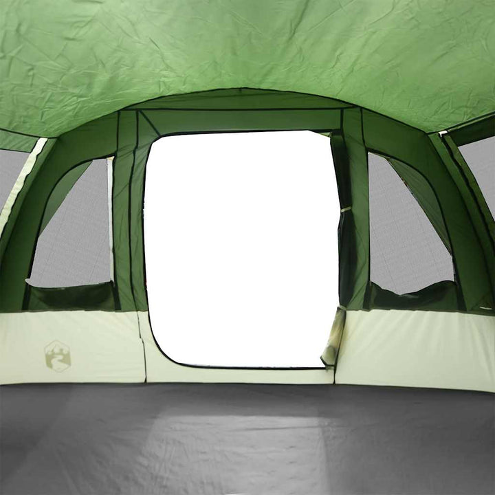 8-personers campingtelt vandtæt grøn