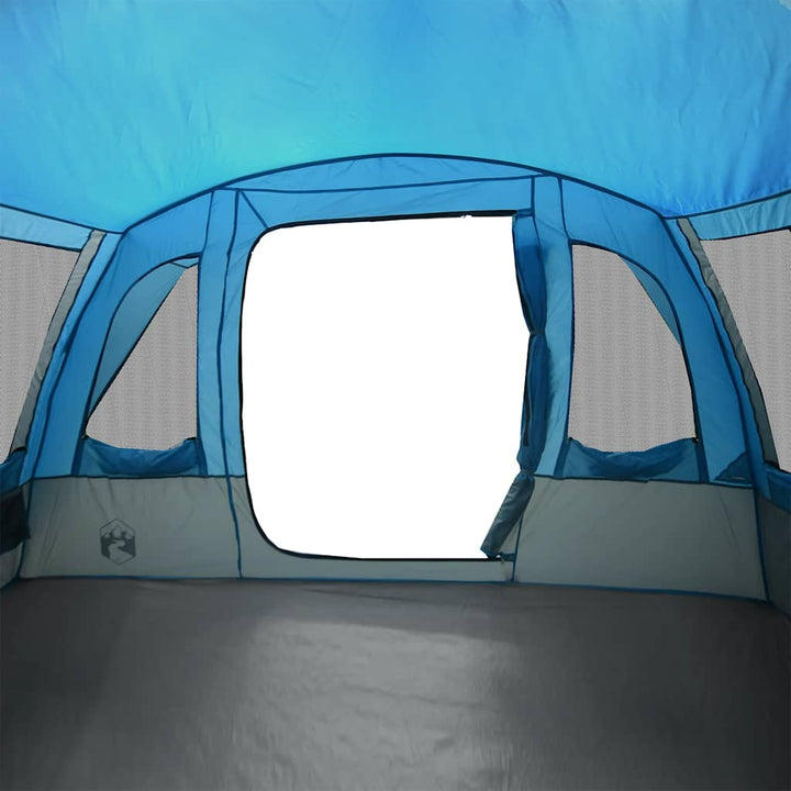 8-personers campingtelt vandtæt blå