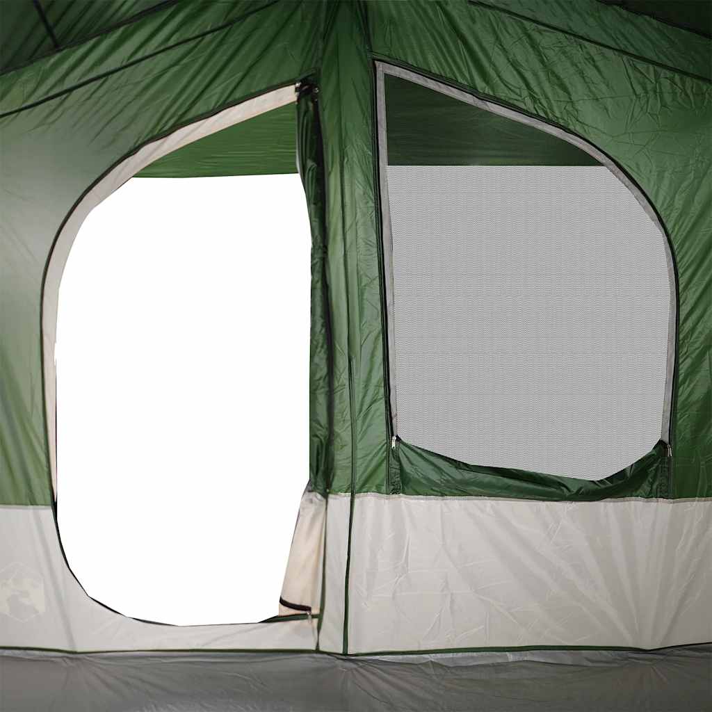 5-personers campingtelt vandtæt grøn