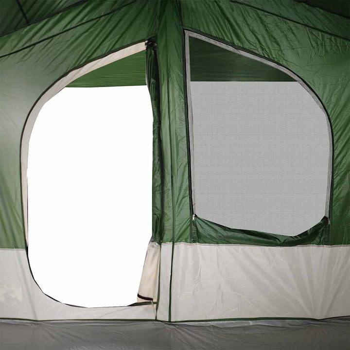 5-personers campingtelt vandtæt grøn