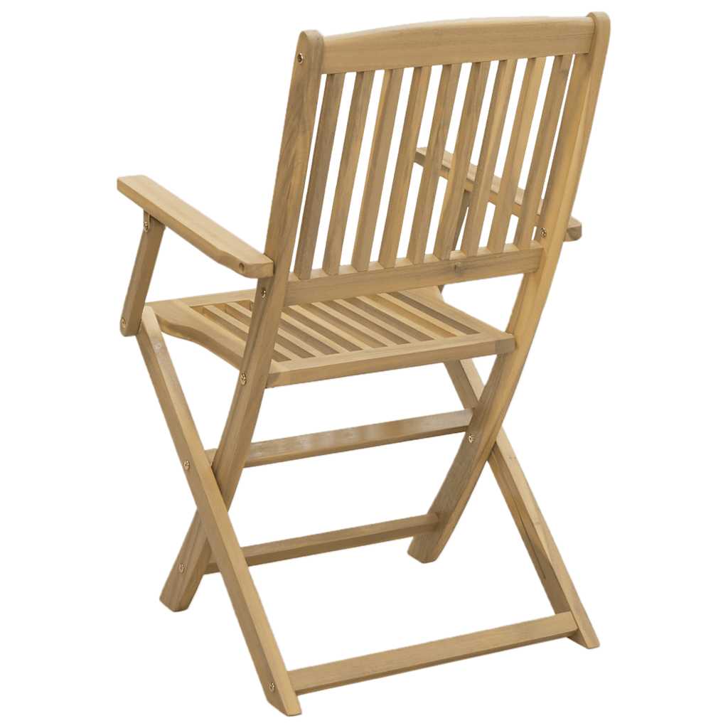 foldbare havestole 2 stk. 54x61x88 cm massivt akacietræ