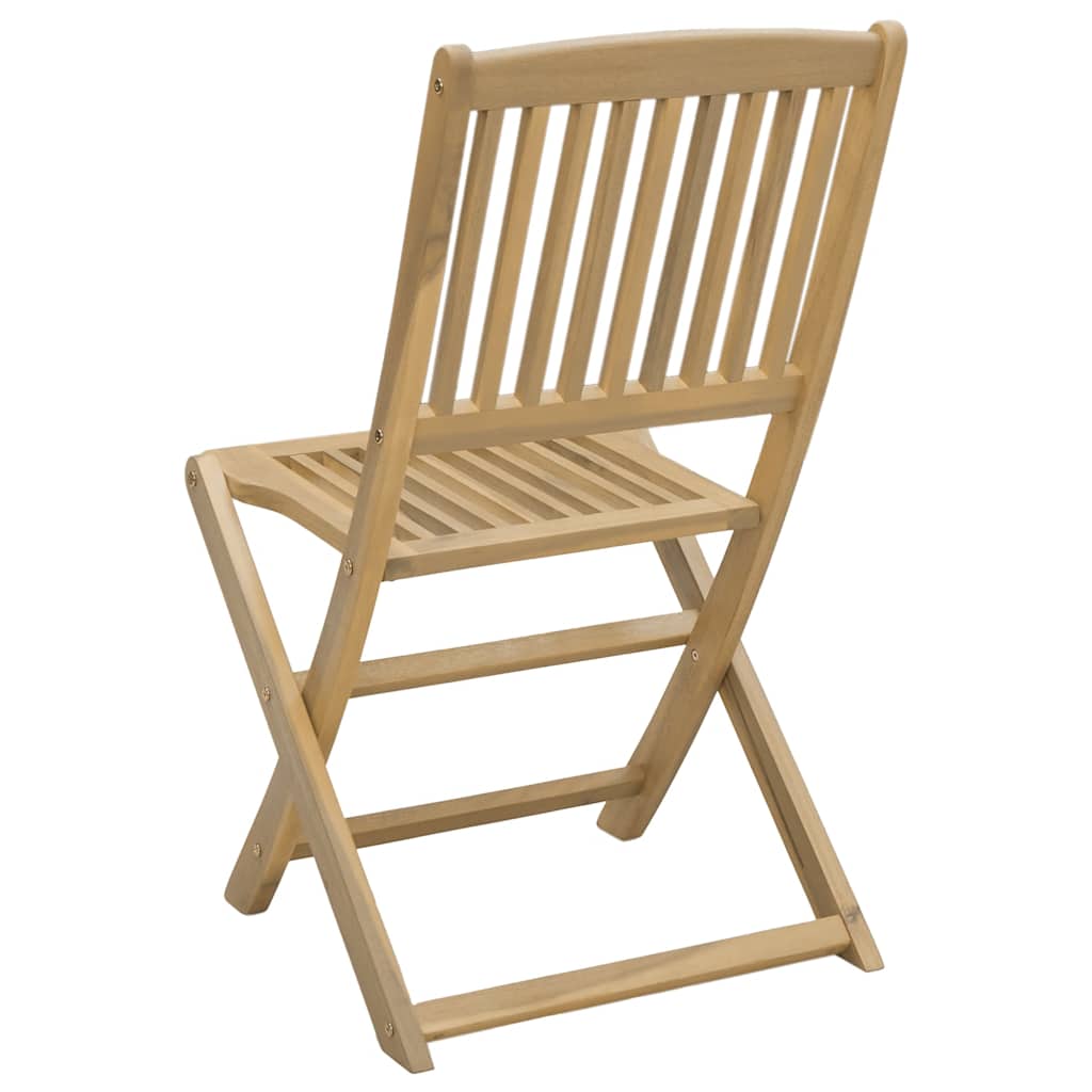 foldbare havestole 4 stk. 44x50x88 cm massivt akacietræ