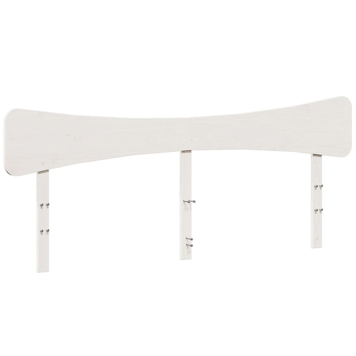 sengegavl 180 cm massivt fyrretræ hvid