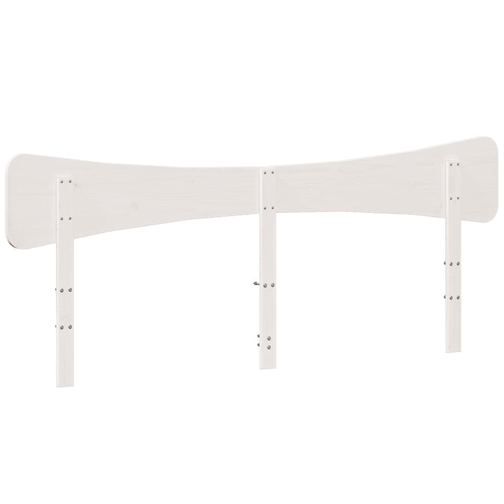 sengegavl 180 cm massivt fyrretræ hvid