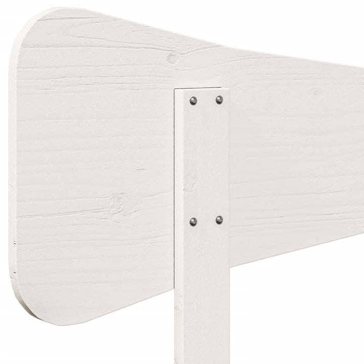 sengegavl 180 cm massivt fyrretræ hvid