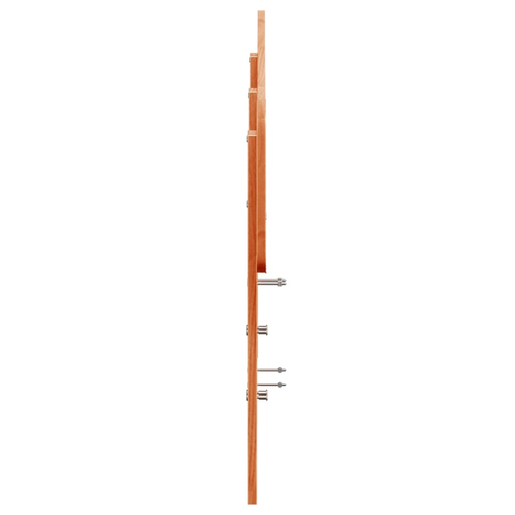sengegavl 150 cm massivt fyrretræ gyldenbrun