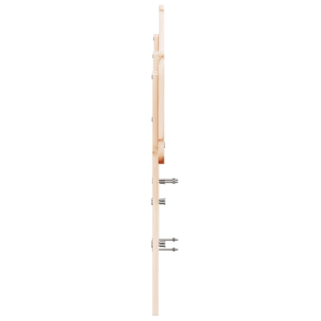 sengegavl 135 cm massivt fyrretræ
