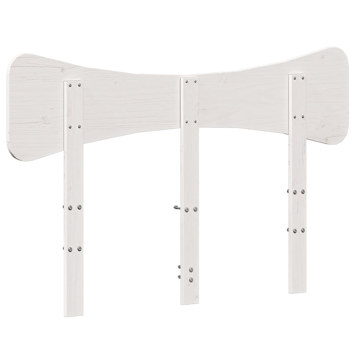 sengegavl 135 cm massivt fyrretræ hvid