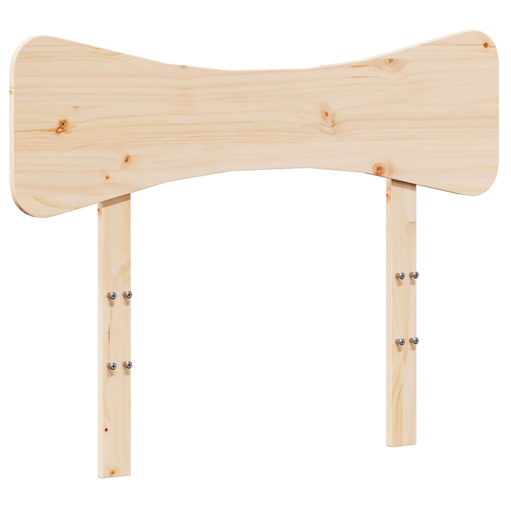 sengegavl 100 cm massivt fyrretræ