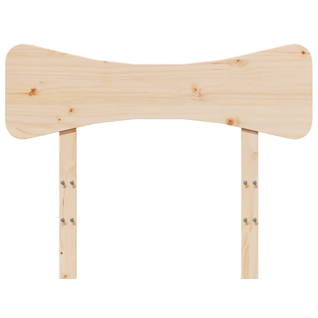 sengegavl 100 cm massivt fyrretræ