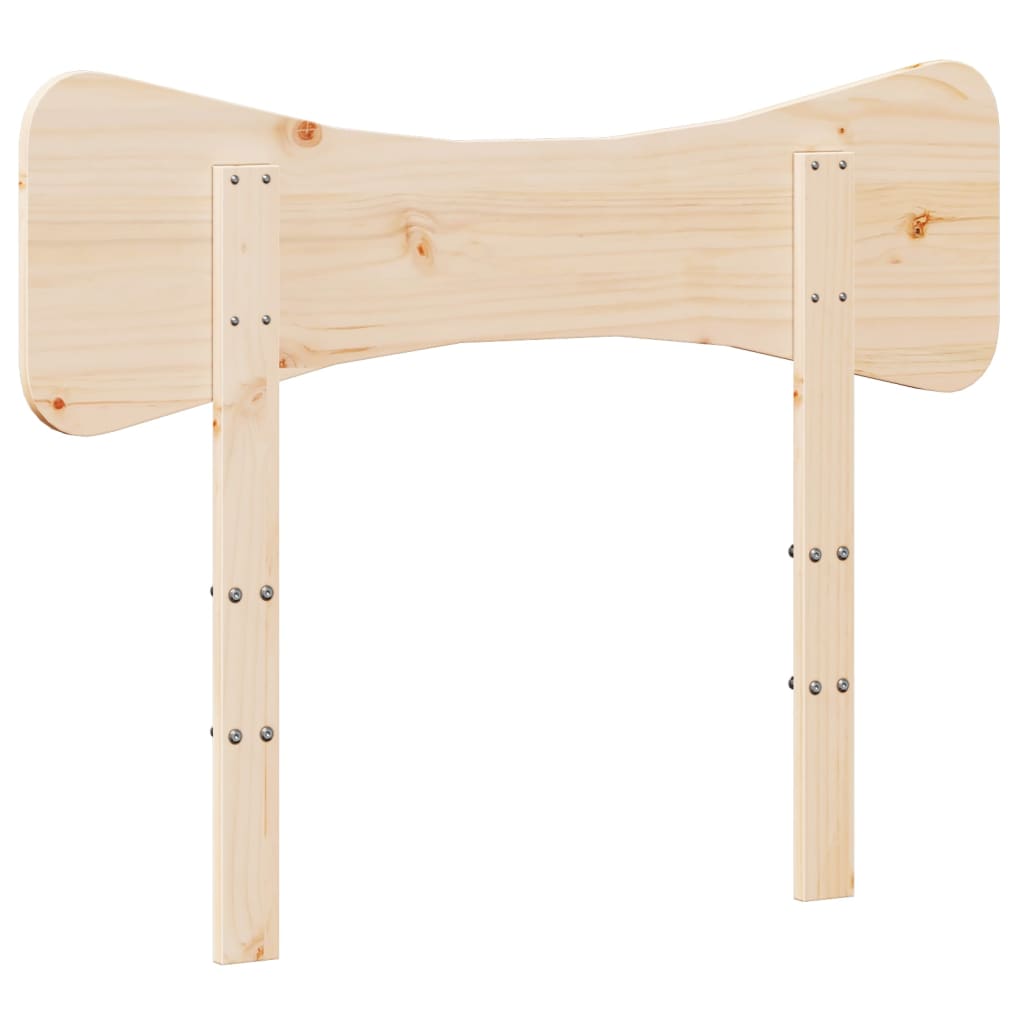sengegavl 100 cm massivt fyrretræ