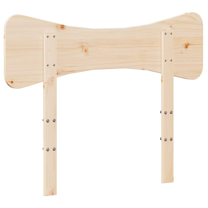 sengegavl 100 cm massivt fyrretræ