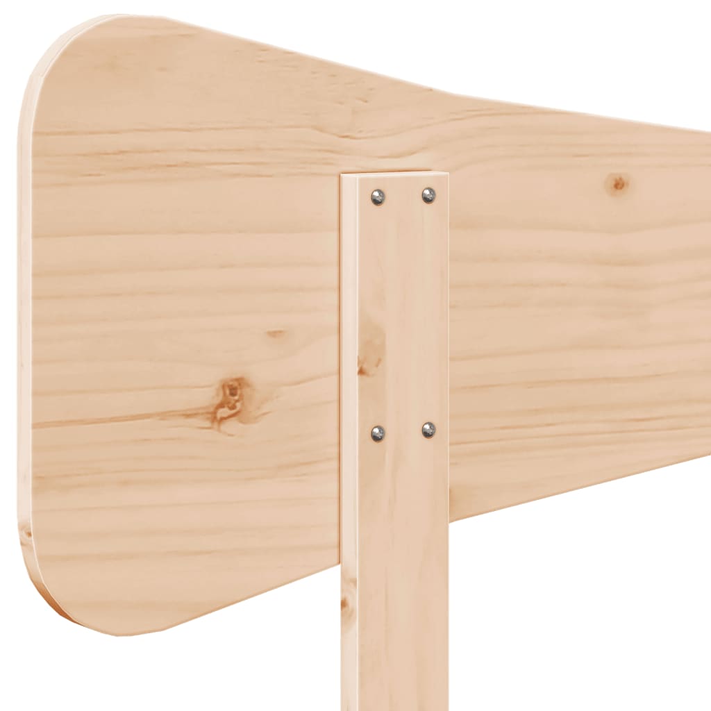sengegavl 100 cm massivt fyrretræ