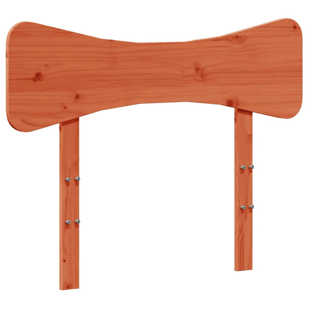 sengegavl 100 cm massivt fyrretræ gyldenbrun
