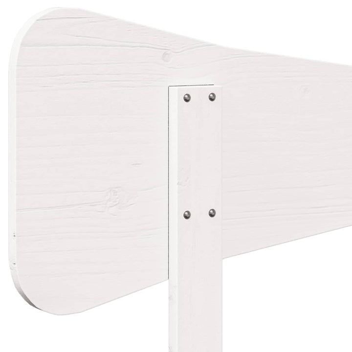 sengegavl 75 cm massivt fyrretræ hvid