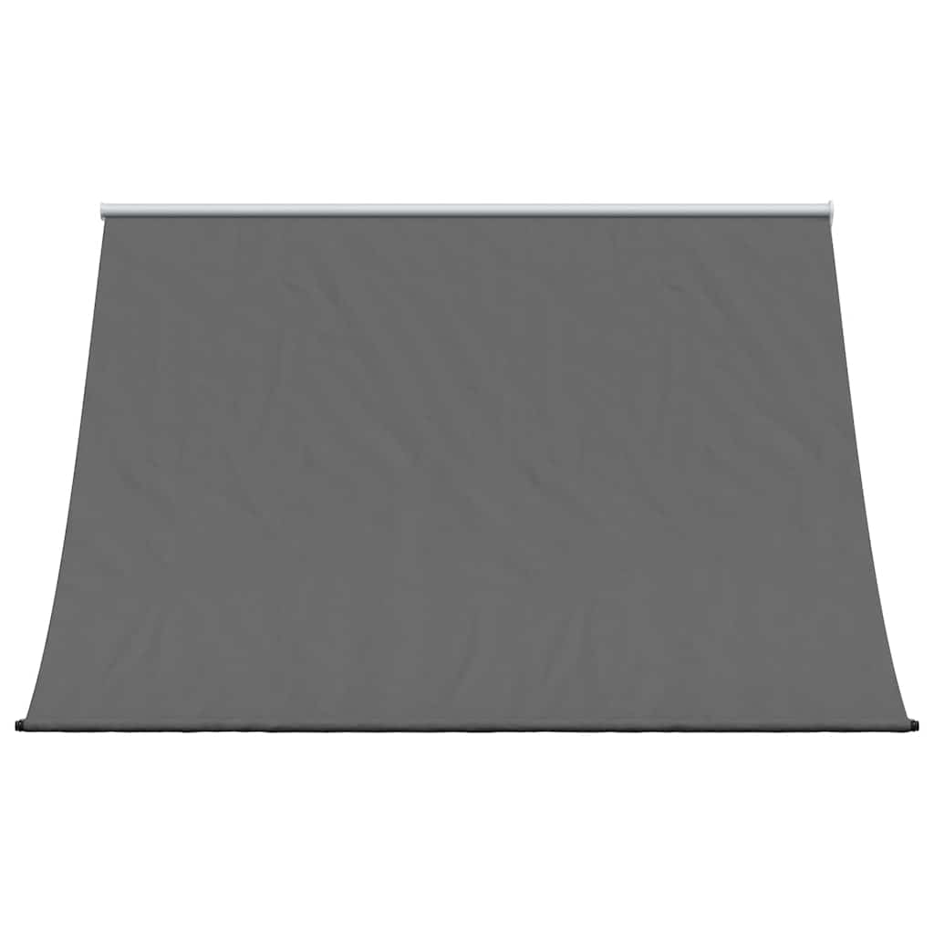 markise 200x150 cm sammenrullelig stof og stål antracitgrå