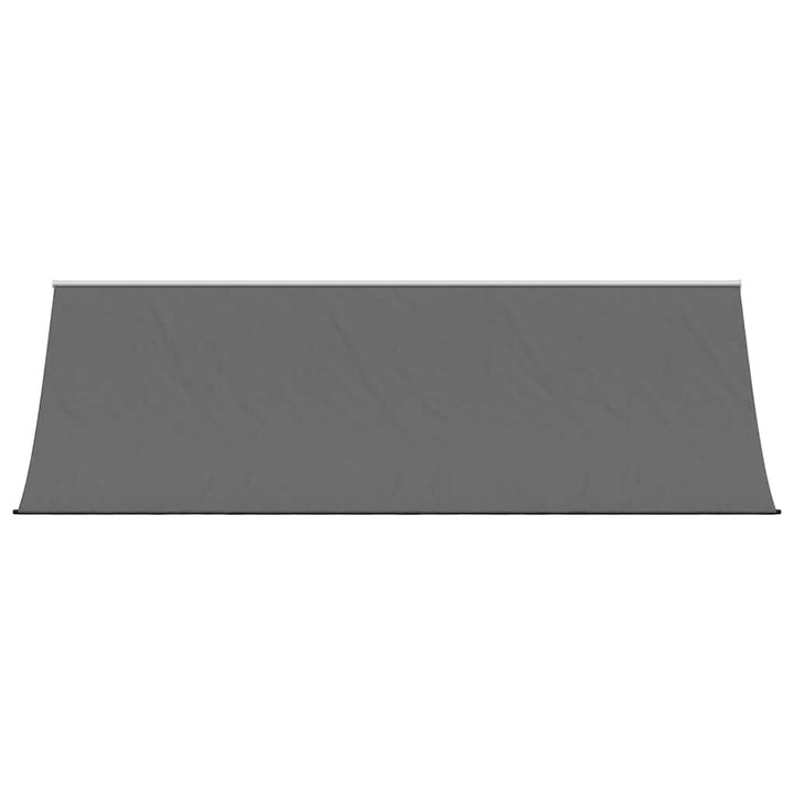 markise 350x150 cm sammenrullelig stof og stål antracitgrå