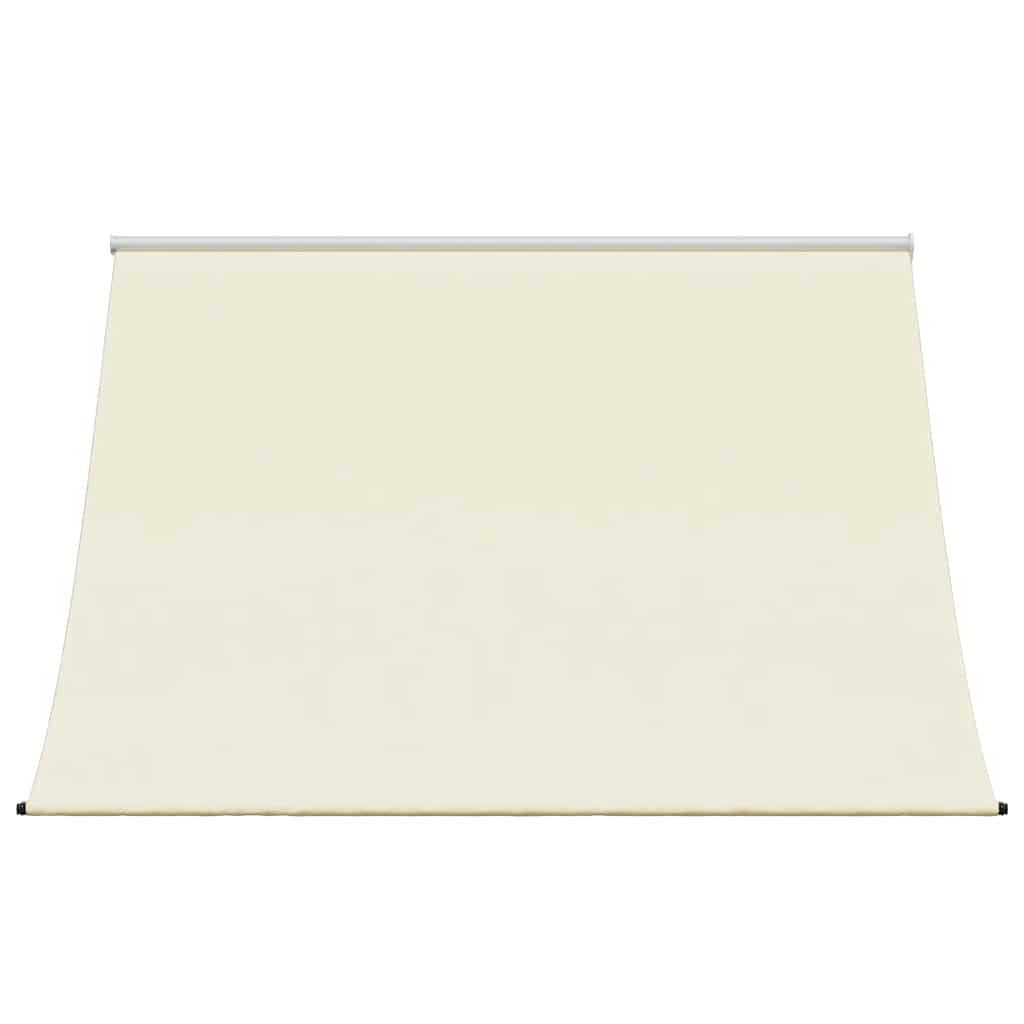 markise 250x150 cm sammenrullelig stof og stål cremefarvet