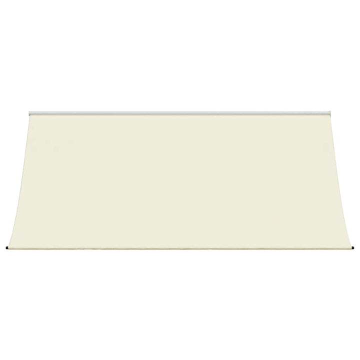 markise 300x150 cm sammenrullelig stof og stål cremefarvet