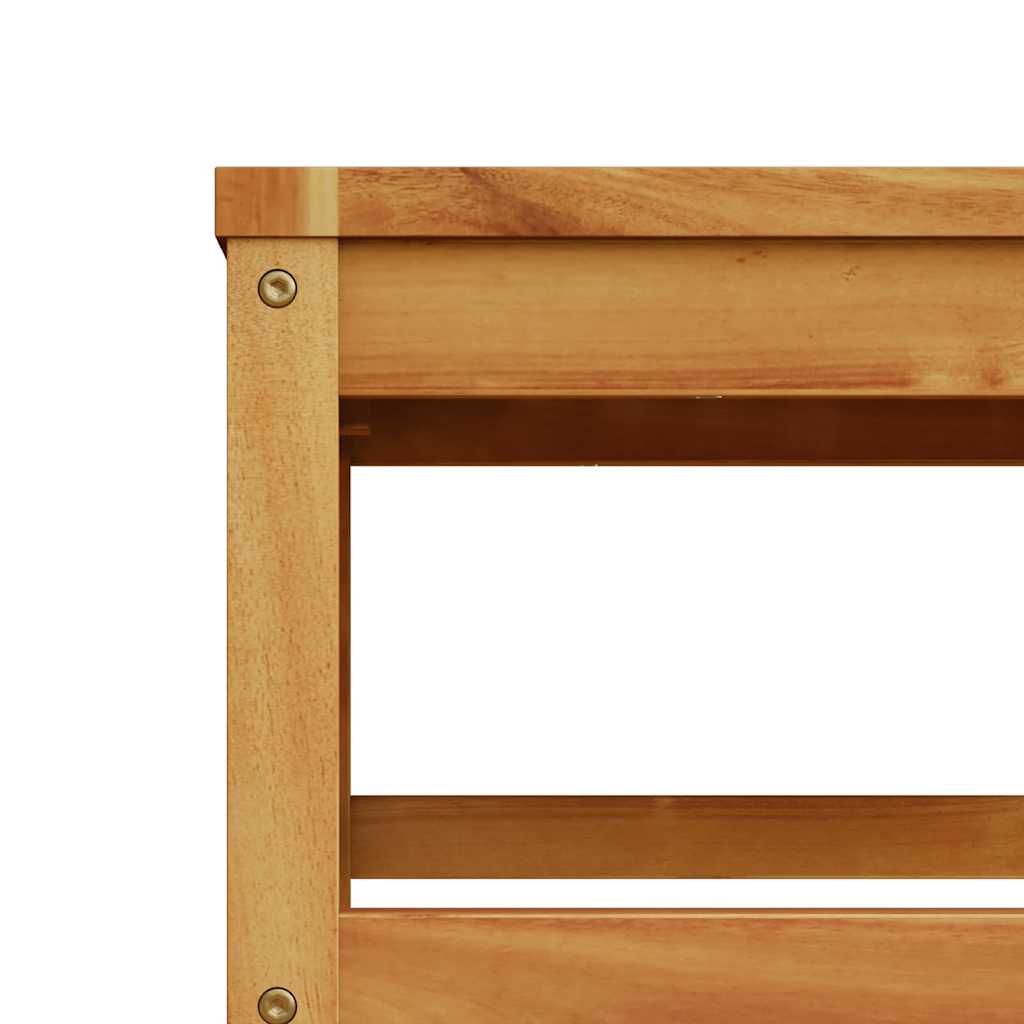 loungesæt til haven 7 dele med hynder massivt akacietræ