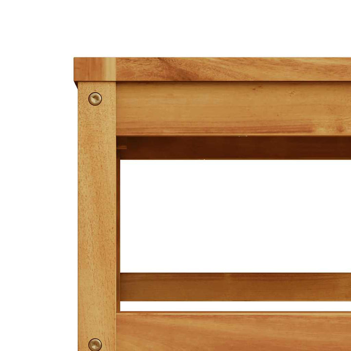 loungesæt til haven 4 dele med hynder massivt akacietræ