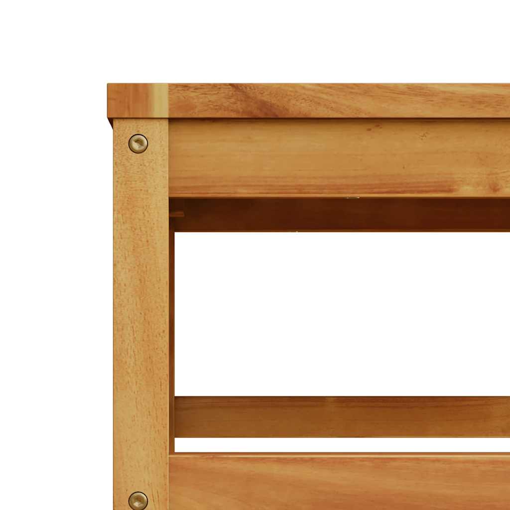 loungesæt til haven 8 dele med hynder massivt akacietræ