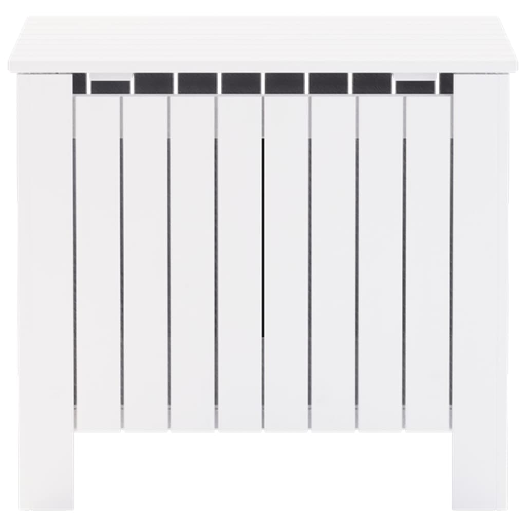 opbevaringsboks med låg RANA 60x49x54 cm massivt fyrretræ hvid