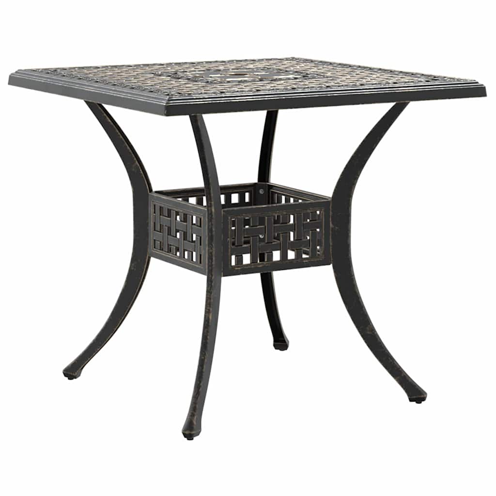 bistrosæt 3 dele støbt aluminium bronzefarvet