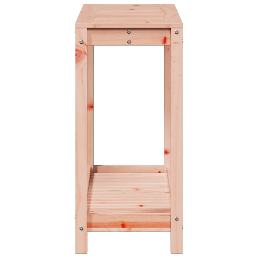 plantebord med hylde 108x35x75 cm massivt douglasgran