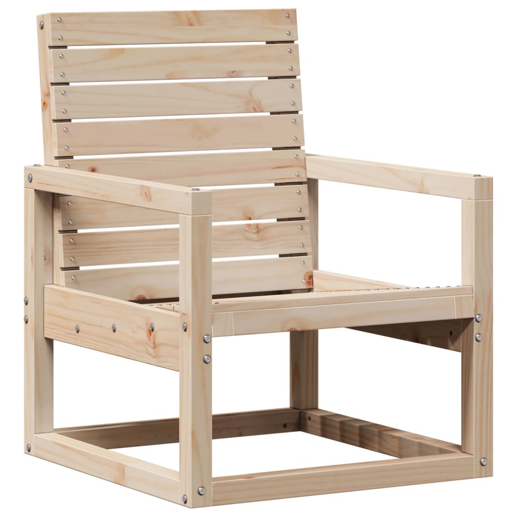 havestol 57,5x63x76 cm massivt fyrretræ