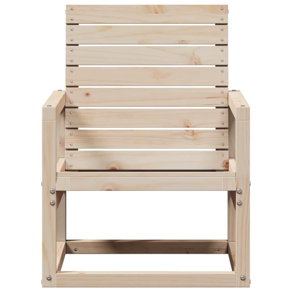 havestol 57,5x63x76 cm massivt fyrretræ