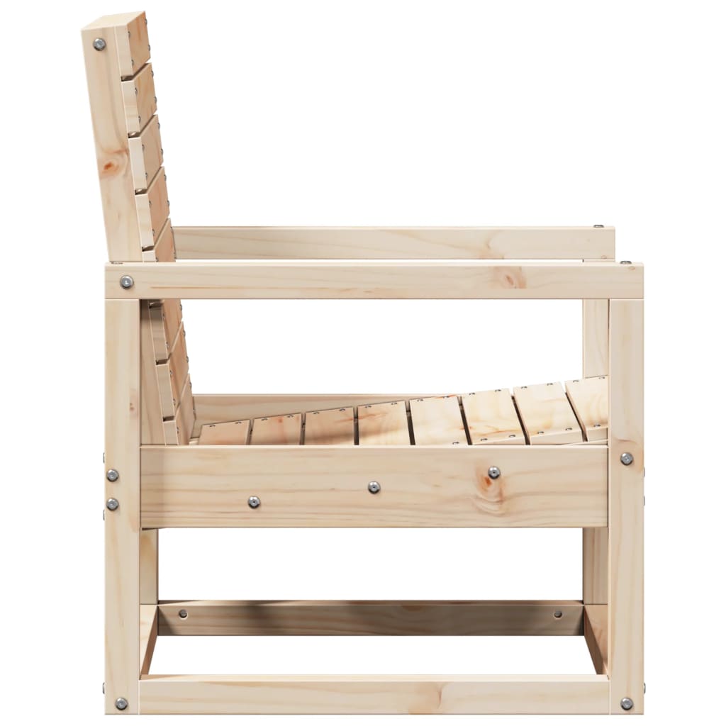 havestol 57,5x63x76 cm massivt fyrretræ