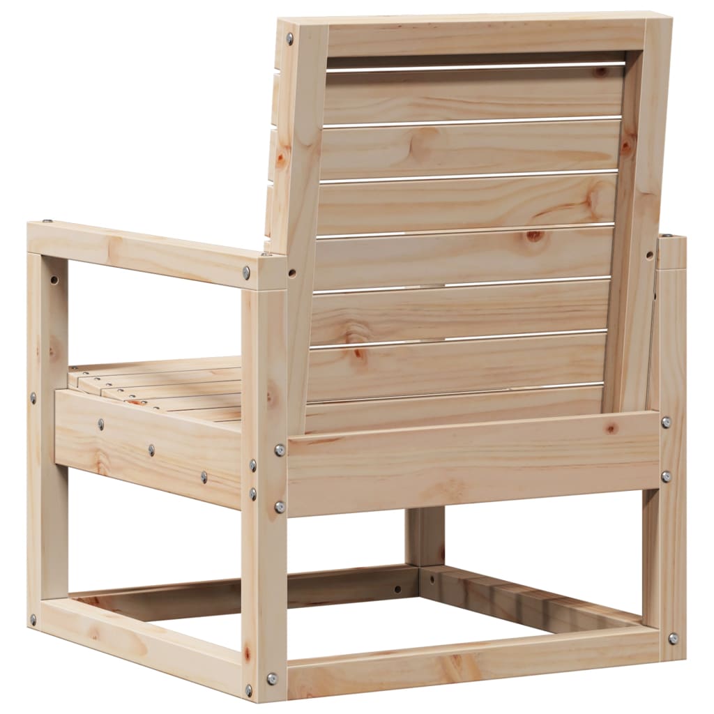 havestol 57,5x63x76 cm massivt fyrretræ