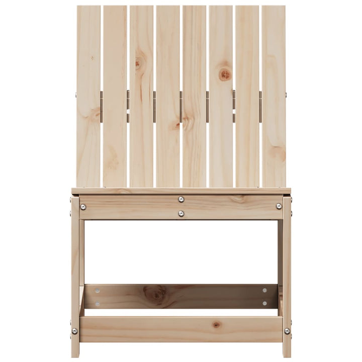 havestol 50,5x55x77 cm massivt fyrretræ