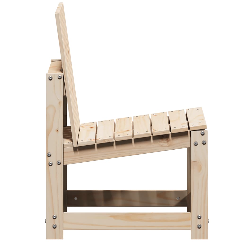 havestol 50,5x55x77 cm massivt fyrretræ