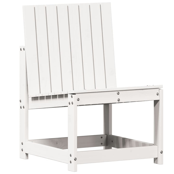 havestol 50,5x55x77 cm massivt fyrretræ hvid