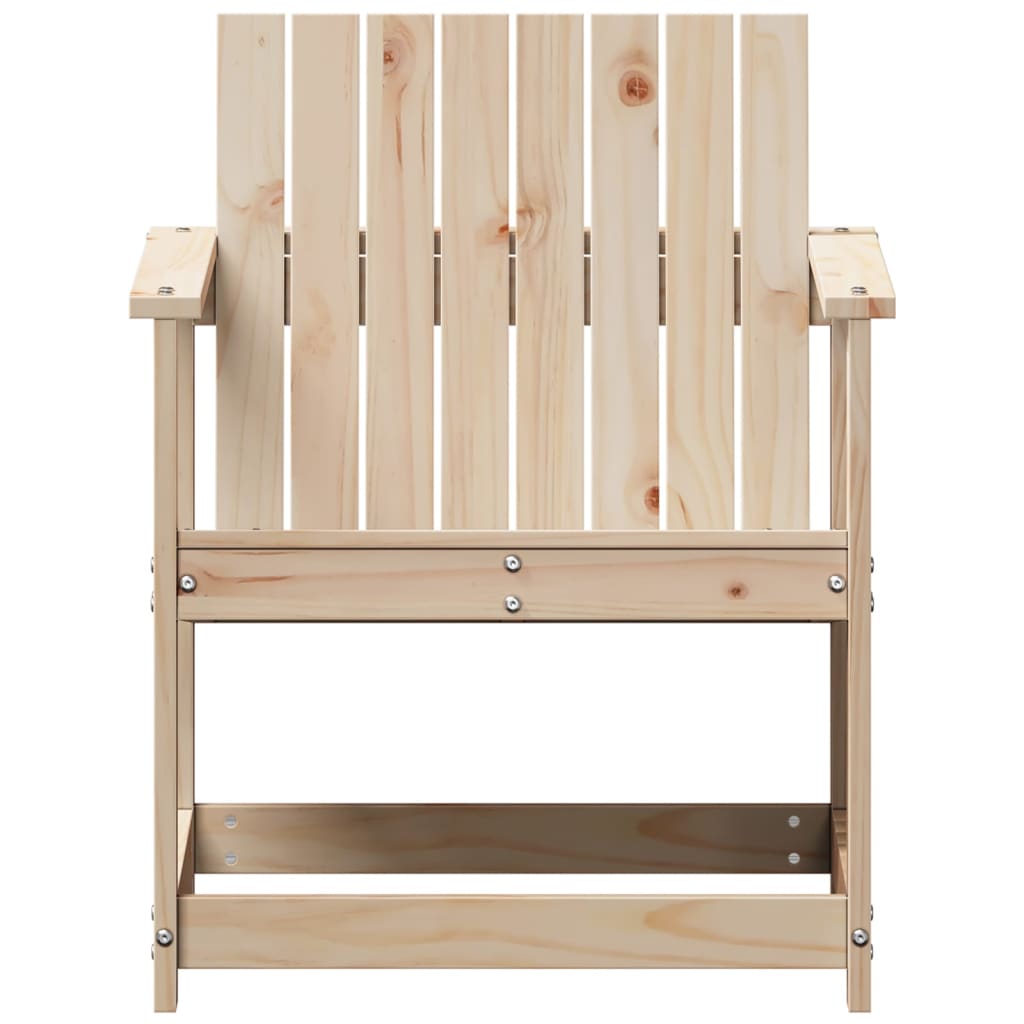 havestol 62x56x77 cm massivt fyrretræ