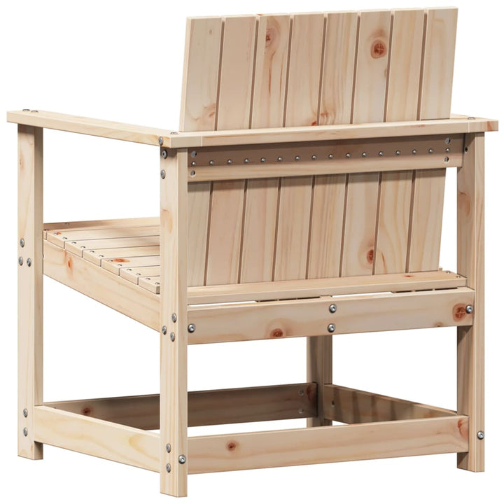 havestol 62x56x77 cm massivt fyrretræ
