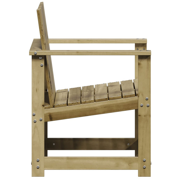 havestol 62x56x77 cm imprægneret fyrretræ