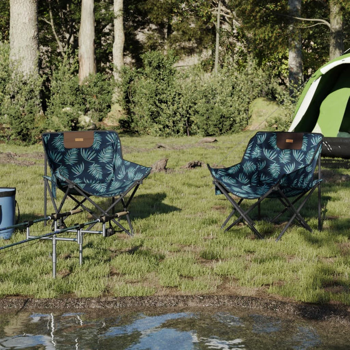 campingstole med lommer 2 stk. foldbar Efterlad tryk