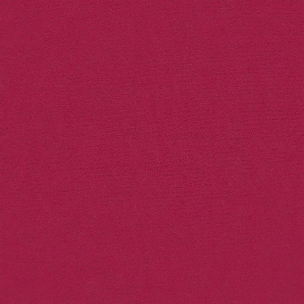 chaiselong med massage og pude fløjl vinrød