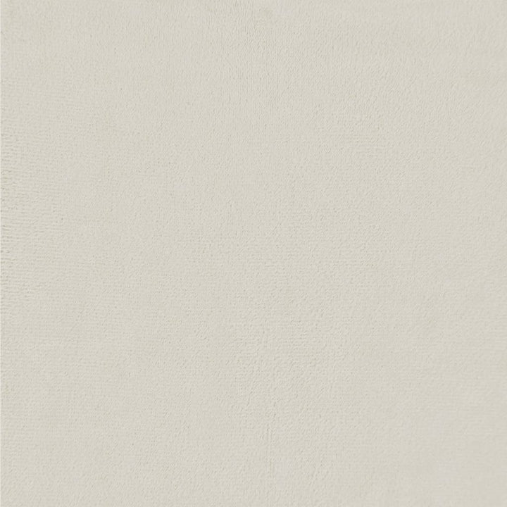 chaiselong med massage og pude fløjl cremefarvet