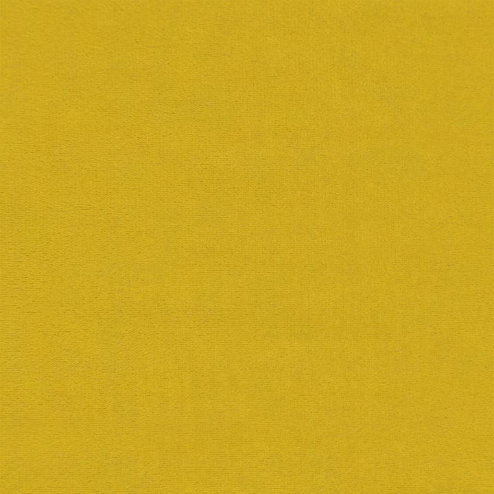 chaiselong med massage og pude fløjl gul