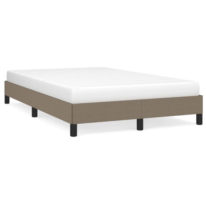 sengeramme uden madras 120x190 cm stof gråbrun